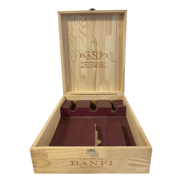 CASSETTA LEGNO VUOTA x 3 BOTT. BANFI (1 pz)